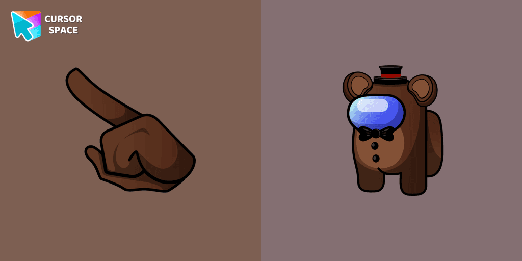 Among Us Toy Freddy Character cursor cursor pack